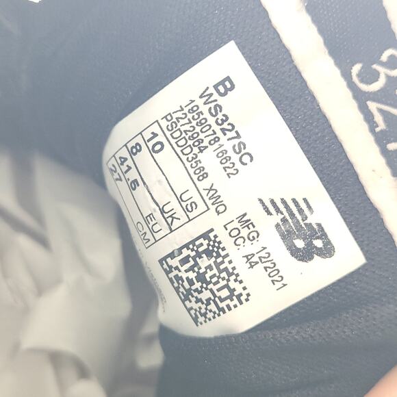 New Balance 327 Animal Pack Running Cow Print black white women's size 10 - Picture 9 of 9